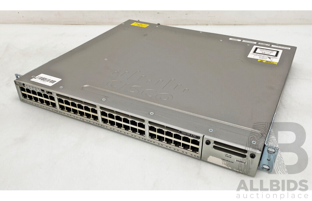 Cisco (WS-C3850-48P-L) Catalyst 3850 Series PoE 48-Port Gigabit Switch