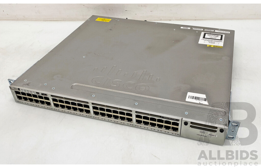 Cisco (WS-C3850-48P-L) Catalyst 3850 Series PoE 48-Port Gigabit Switch