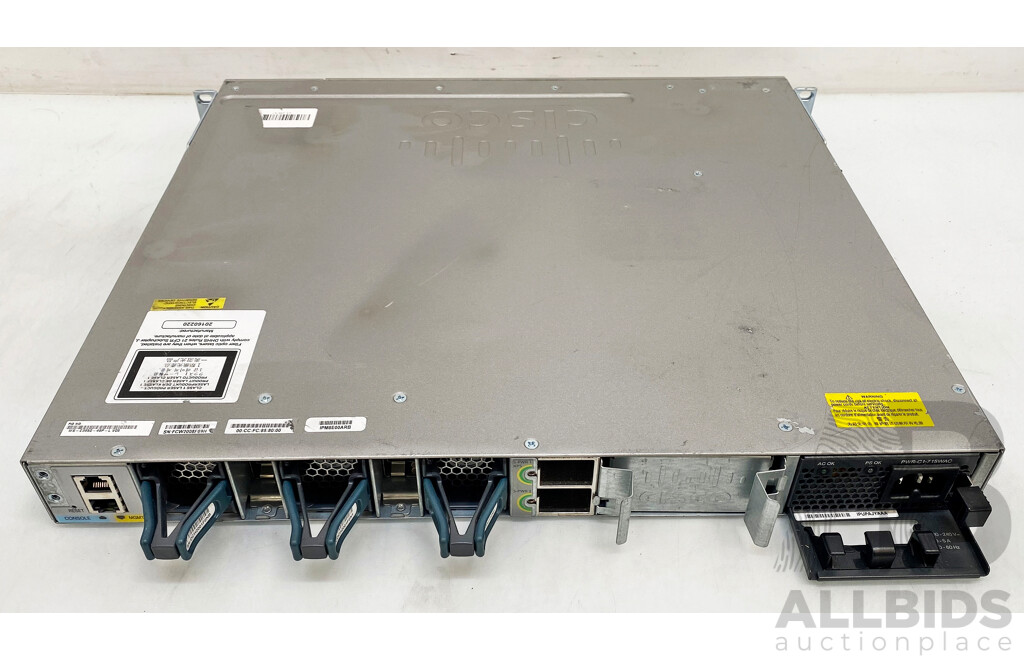 Cisco (WS-C3850-48P-L) Catalyst 3850 Series PoE 48-Port Gigabit Switch