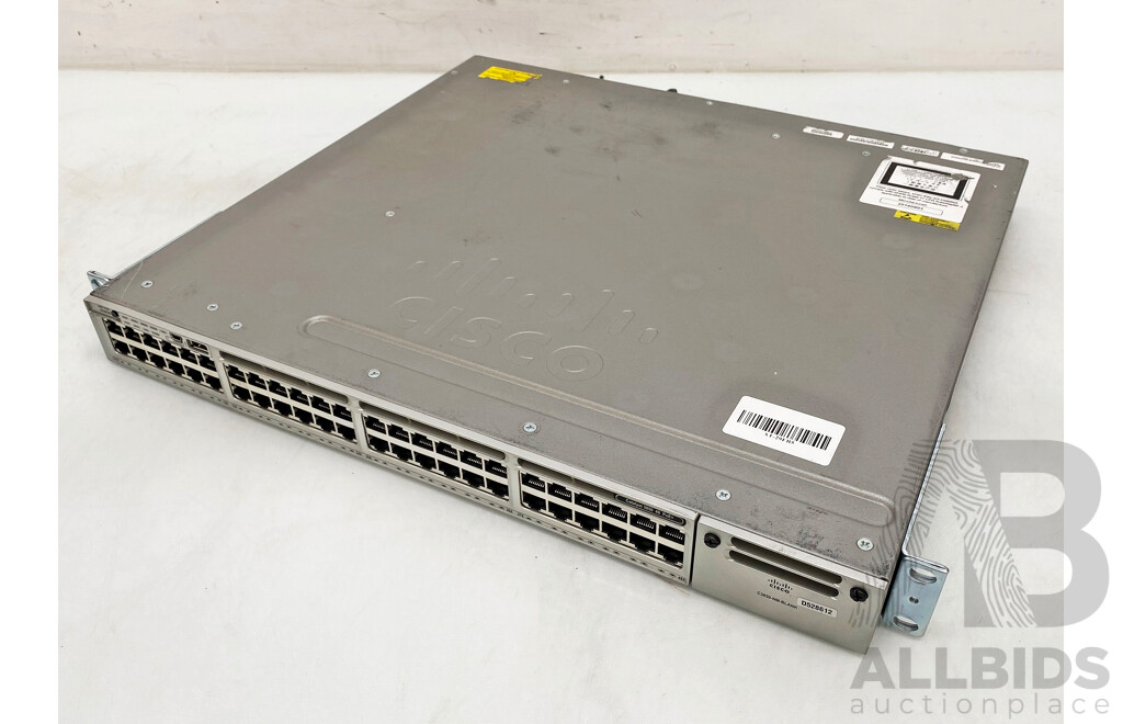 Cisco (WS-C3850-48P-L) Catalyst 3850 Series PoE 48-Port Gigabit Switch