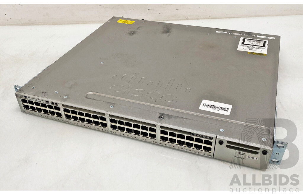 Cisco (WS-C3850-48P-L) Catalyst 3850 Series PoE 48-Port Gigabit Switch