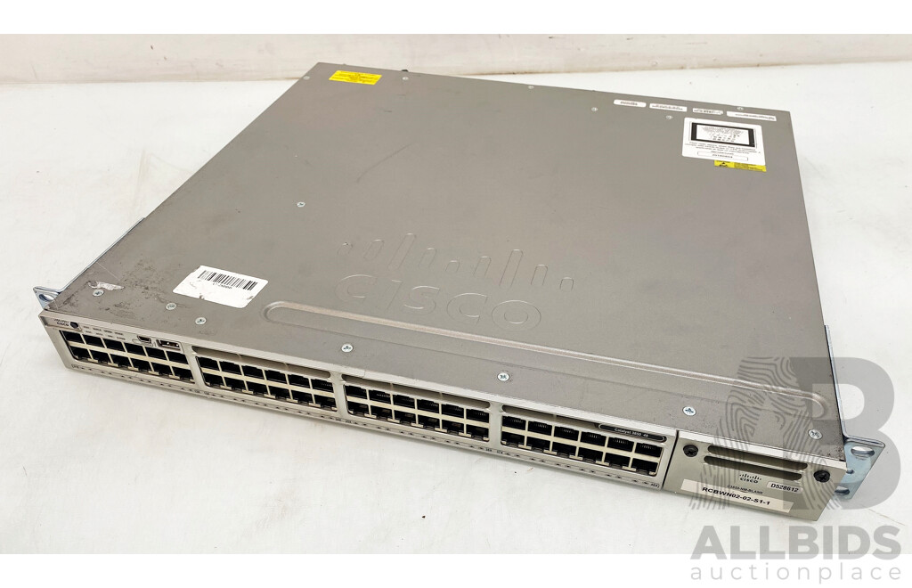 Cisco (WS-C3850-48T-L) Catalyst 3850 Series 48-Port Gigabit Switch