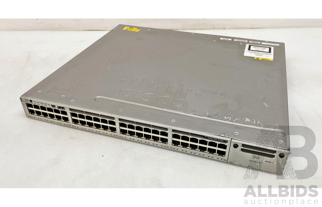 Cisco (WS-C3850-48P-L) Catalyst 3850 Series PoE 48-Port Gigabit Switch