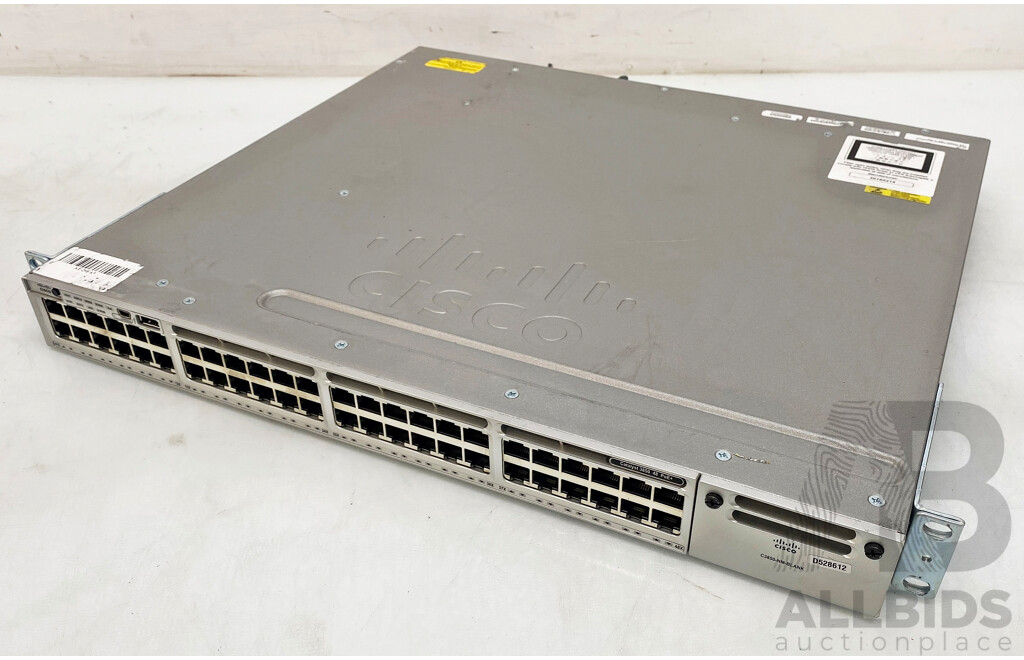 Cisco (WS-C3850-48P-L) Catalyst 3850 Series PoE 48-Port Gigabit Switch