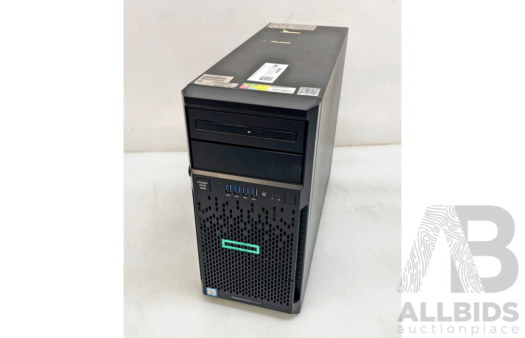 HP ProLiant ML350 Gen9 Intel Xeon (E3-1230 V6) 3.50GHz-3.90GHz 4 Core CPU Tower Server