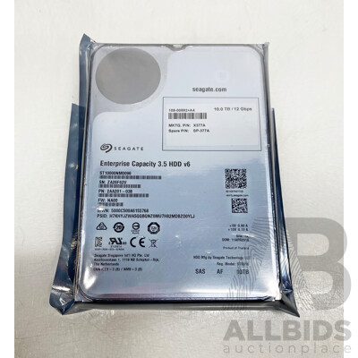 Seagate (ST10000NM0096) 10TB SAS 3.5-Inch Hard Drive