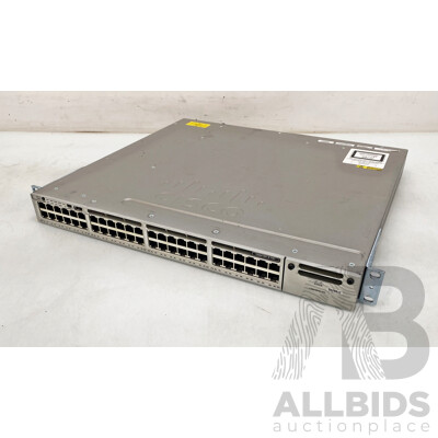 Cisco (WS-C3850-48P-L) Catalyst 3850 Series PoE 48-Port Gigabit Switch