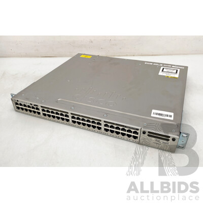 Cisco (WS-C3850-48P-L) Catalyst 3850 Series PoE 48-Port Gigabit Switch