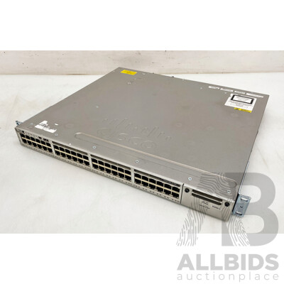 Cisco (WS-C3850-48P-L) Catalyst 3850 Series PoE 48-Port Gigabit Switch