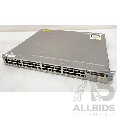 Cisco (WS-C3850-48P-L) Catalyst 3850 Series PoE 48-Port Gigabit Switch