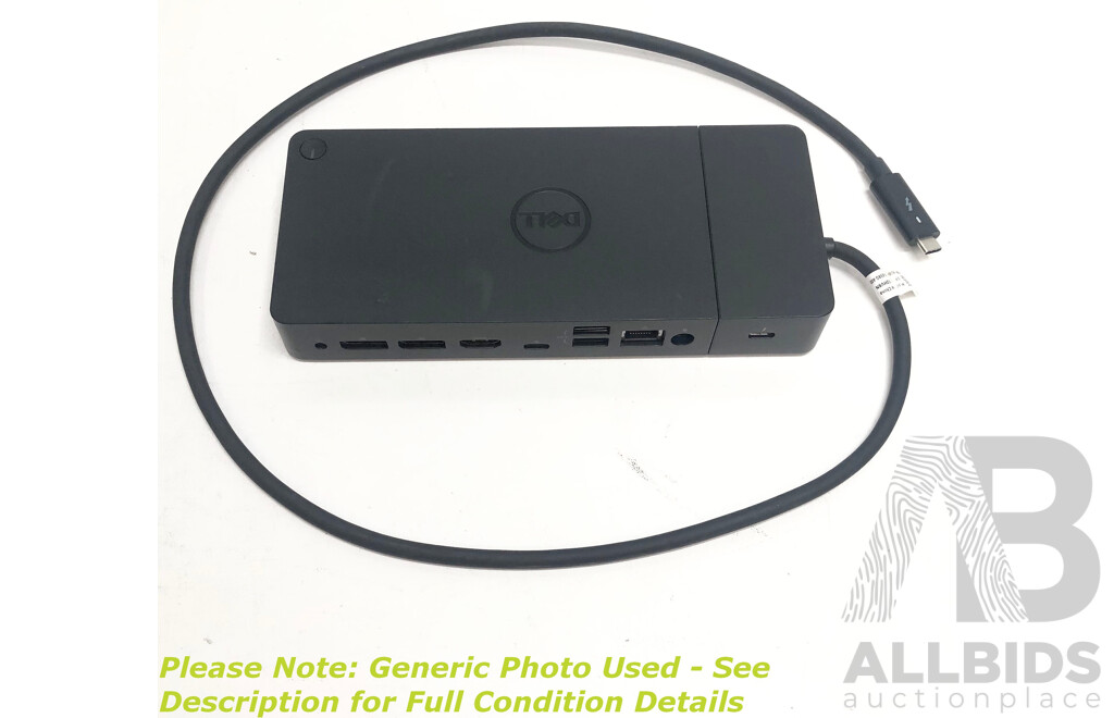 Dell (WD19TB) USB-C Docking Station w/ Power Supply