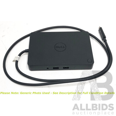 Dell (WD15) USB-C Docking Station w/ Power Supply