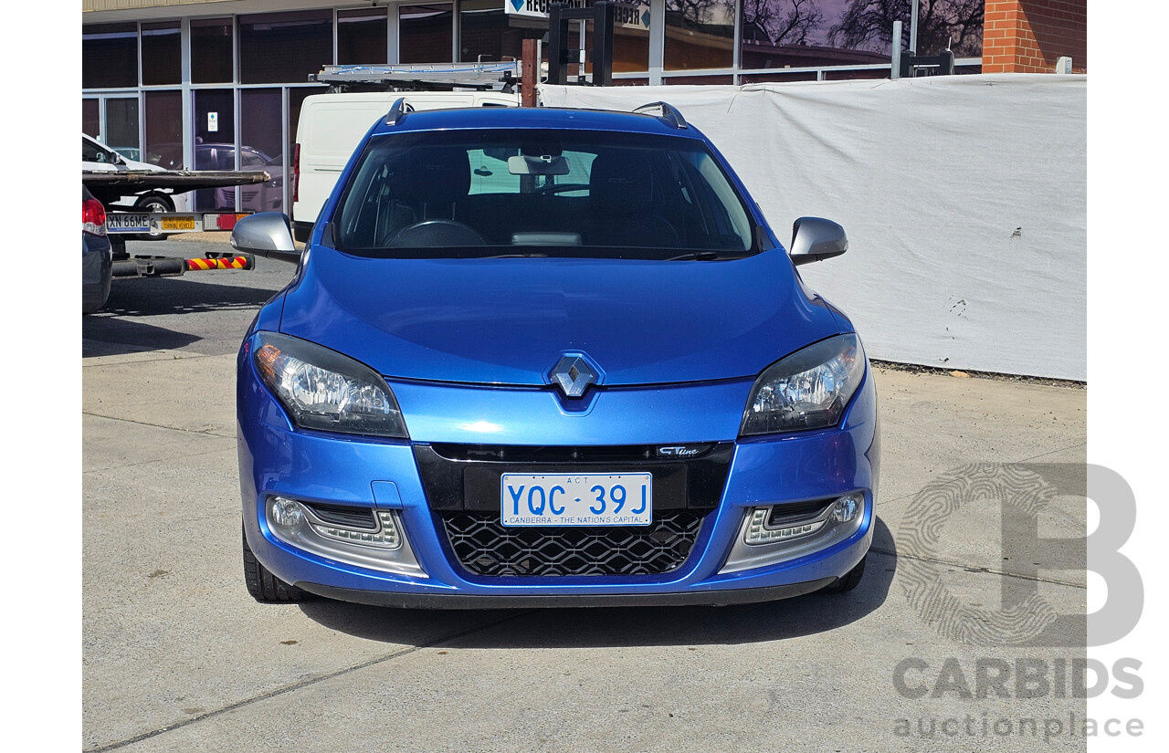 3/2014 Renault Megane Gt-Line K95 4d Wagon Blue 2.0L