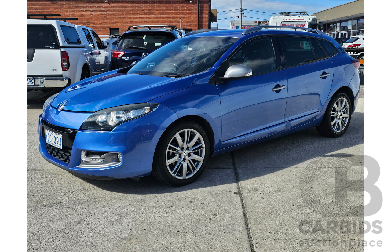 3/2014 Renault Megane Gt-Line K95 4d Wagon Blue 2.0L