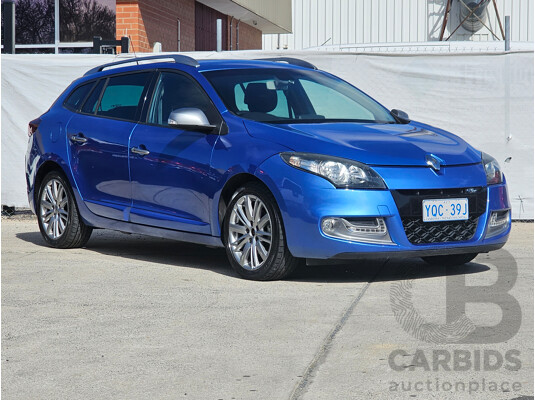 3/2014 Renault Megane Gt-Line K95 4d Wagon Blue 2.0L