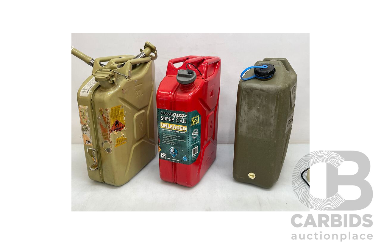 20 Ltr Jerry Cans - Lot of 3