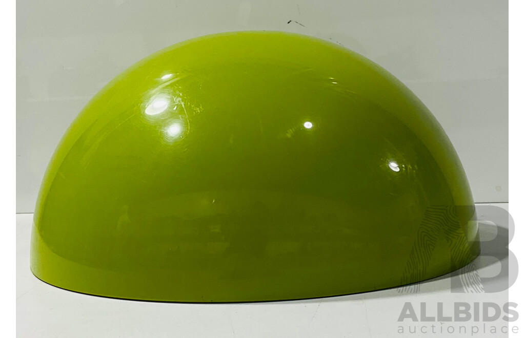 Retro Green Plastic Lightshade