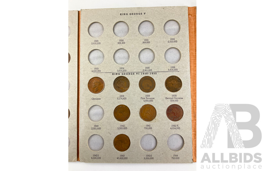 Australian Dansco Half Penny Album