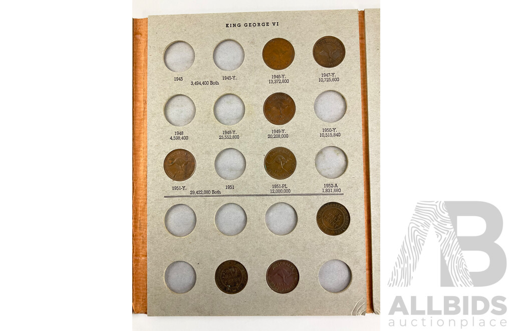 Australian Dansco Half Penny Album