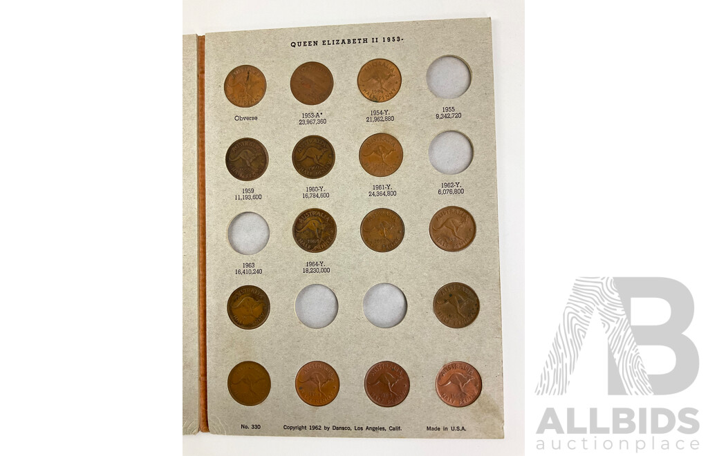 Australian Dansco Half Penny Album