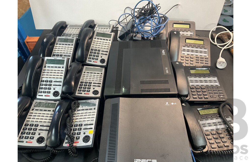 Assorted Office Phone Systems NEC SL1100 and Telstra