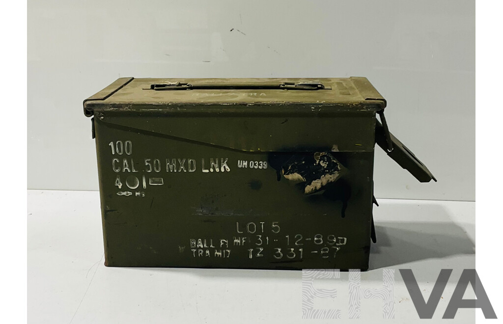 Vintage Military Ammunition Case