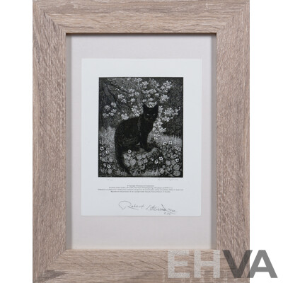 Sir Lionel Lindsay, (Australian, 1874-1961), Siesta & the Witch, Giclée Limited Edition Prints of Original Wood Engravings From 1924 & 1925, Signed & Editioned by Robert Littlewood 37.5 x 29 cm (larger frame) (2)