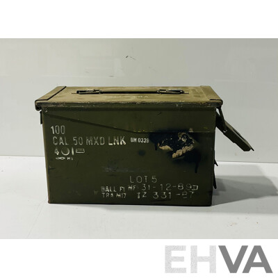 Vintage Military Ammunition Case