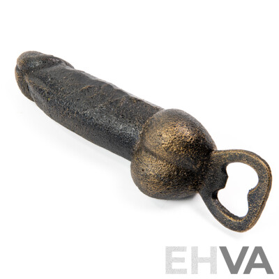 Cast Iron Phallic Bottle Opener