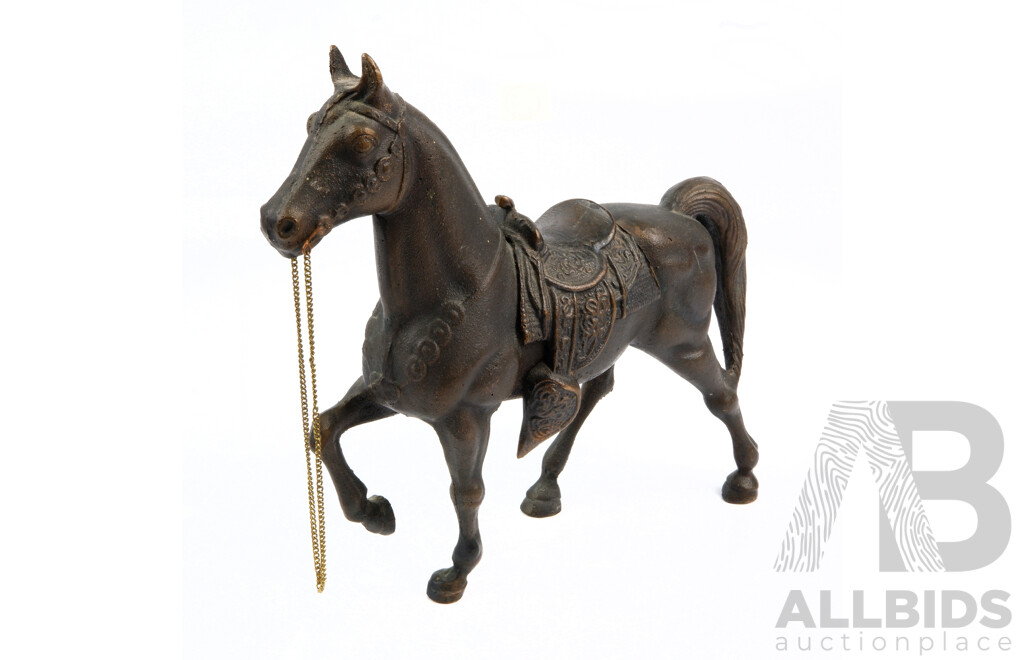 Asian Bronze Equine Figure