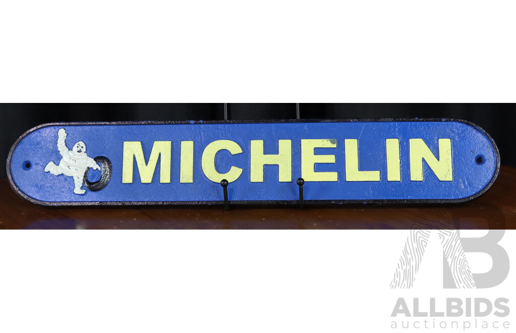 Reproduction Cast Iron Michelin Sign