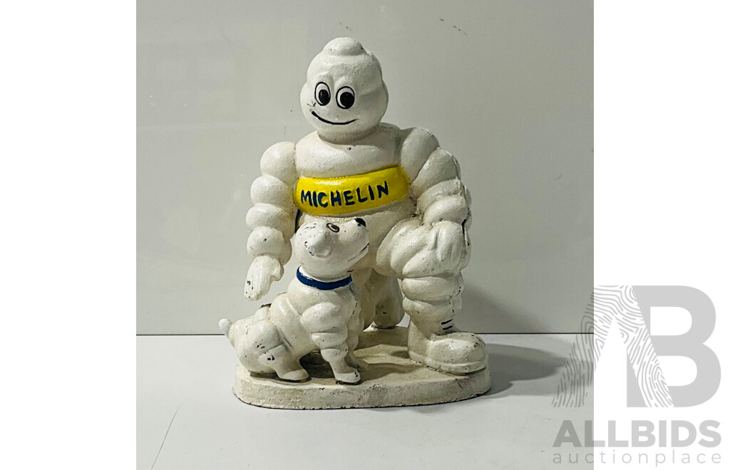 Cast Iron Reproduction Michelin Man Doorstop