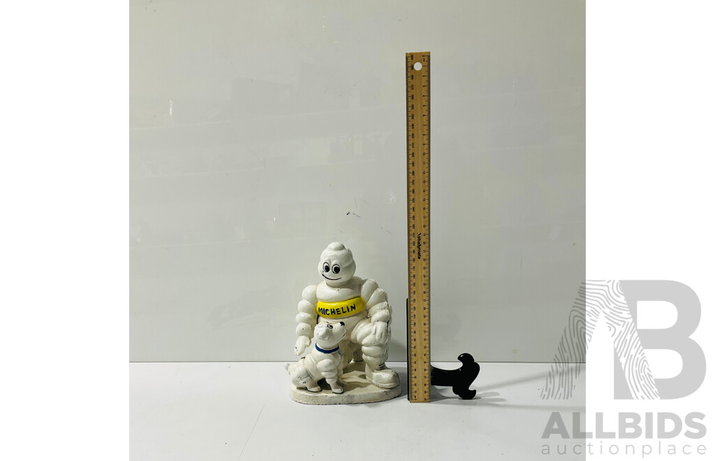 Cast Iron Reproduction Michelin Man Doorstop