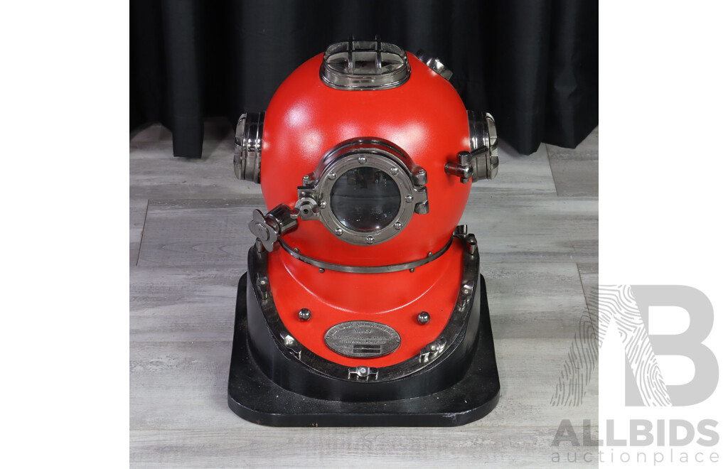 Reproduction Mounted Divers Helmet