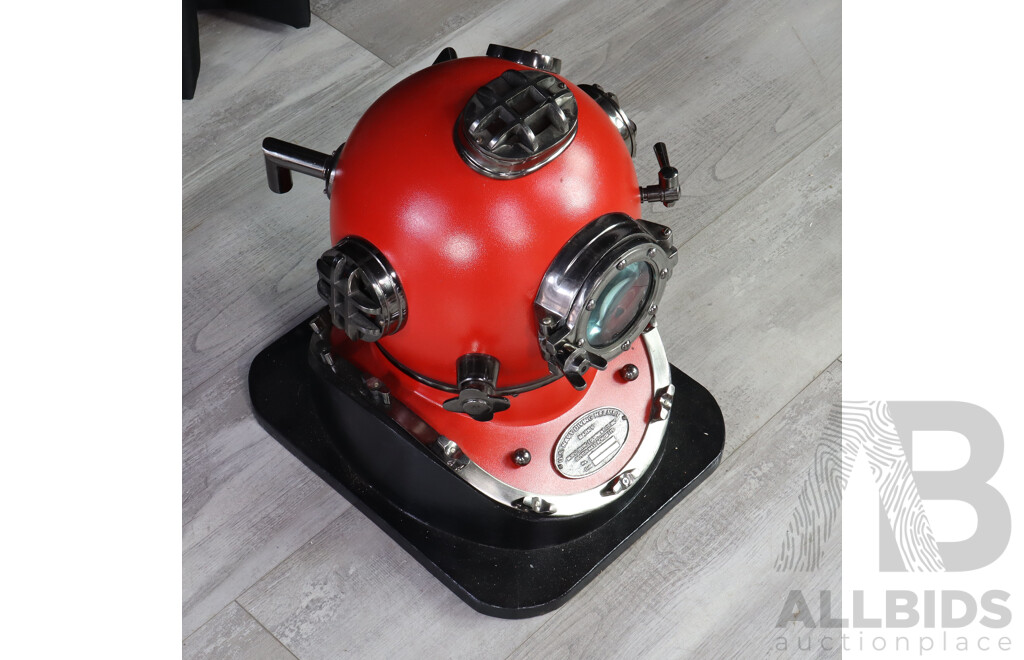 Reproduction Mounted Divers Helmet