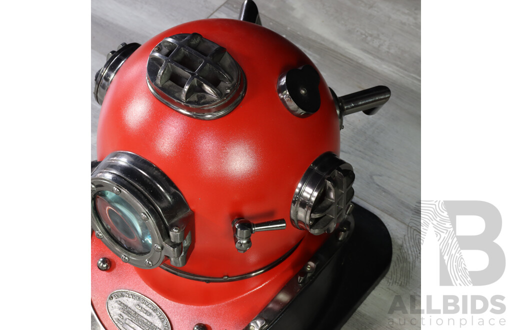 Reproduction Mounted Divers Helmet