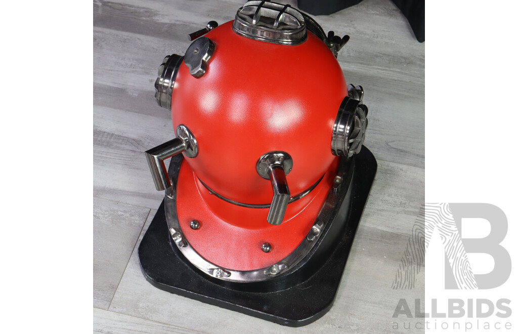 Reproduction Mounted Divers Helmet