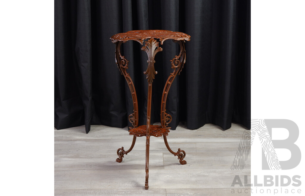 Reproduction Cast Iron Side Table