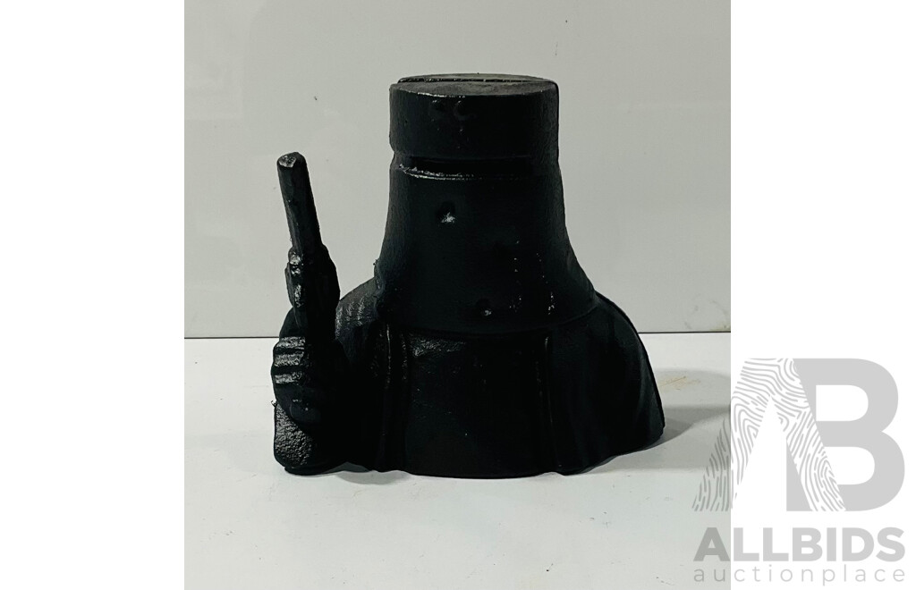 Cast Iron Reproduction Ned Kelly Money Box