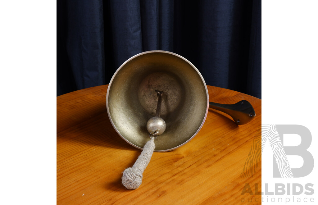 Reproduction Brass School Bell