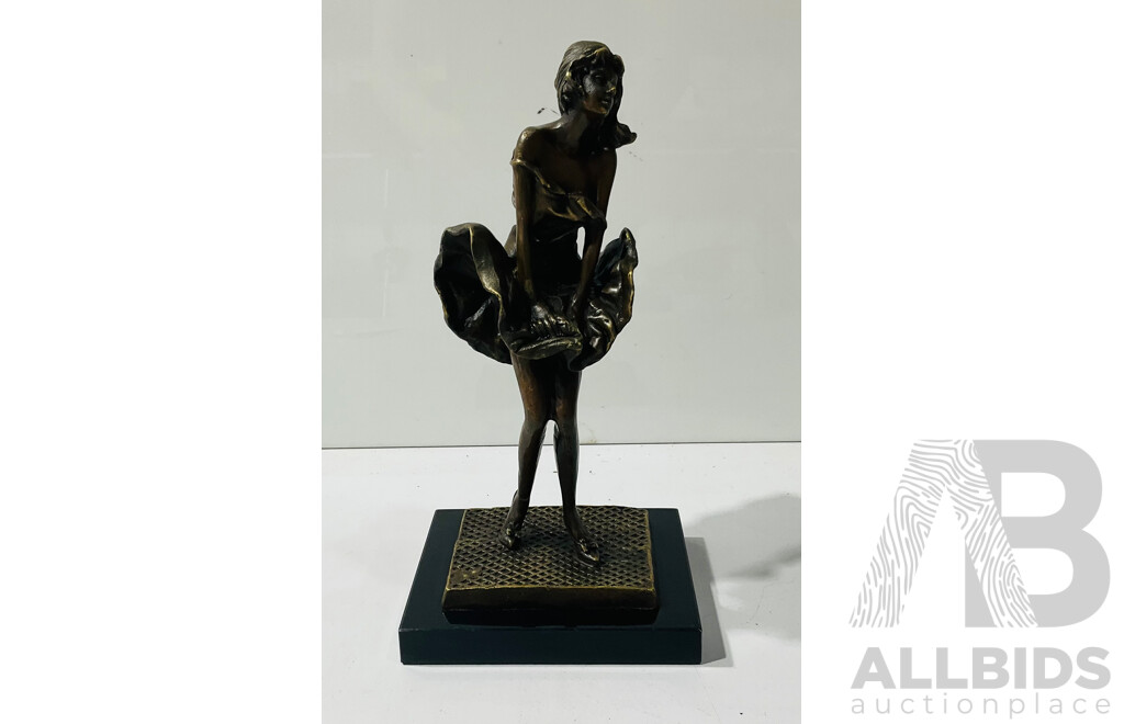 Cast Bronze Statue After Aldo Vitaleh