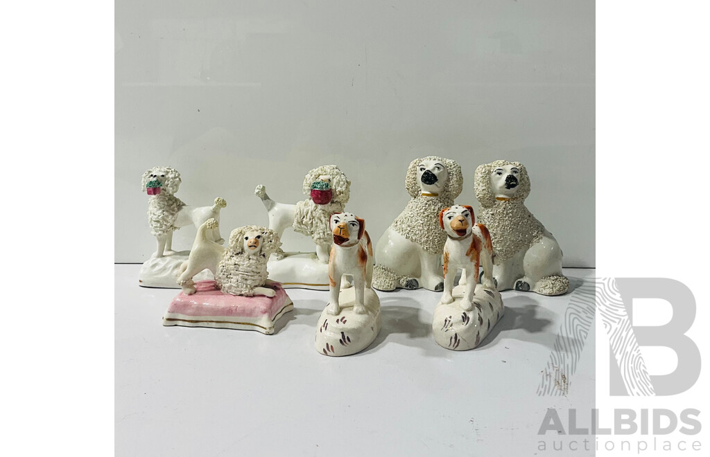 Collection of Small Ceramic Animals Including Examples with Stickers From Moorabool Antique Galleries