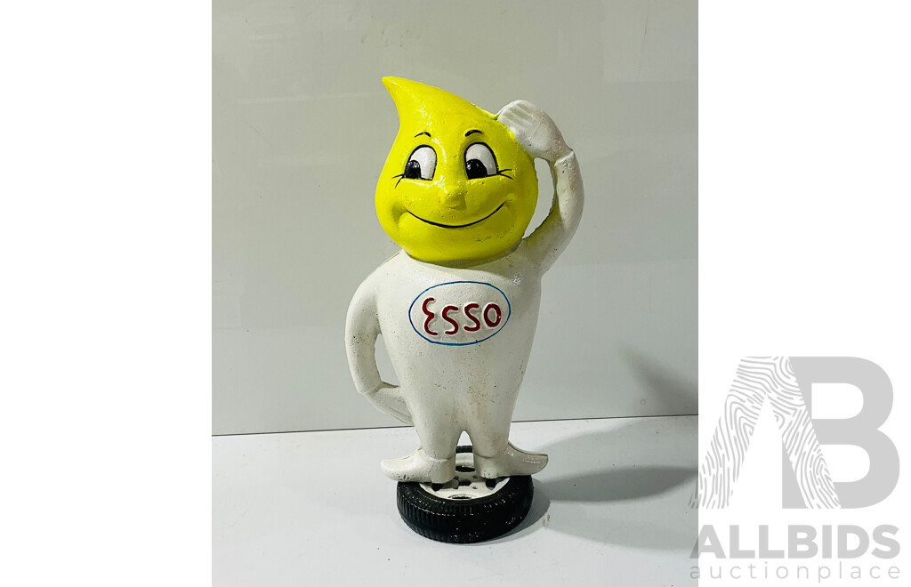 Cast Iron Reproduction Esso Gas Mascot Statue