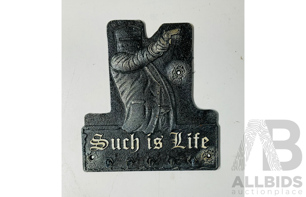 Cast Iron Reproduction Ned Kelly Wall Hooks
