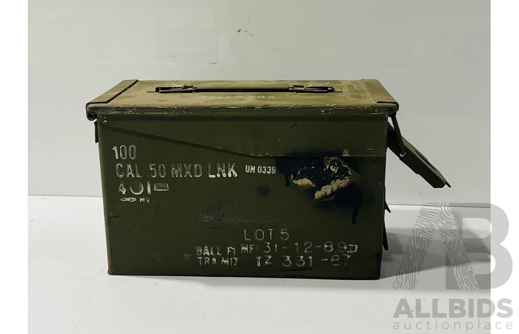 Vintage Military Ammunition Case