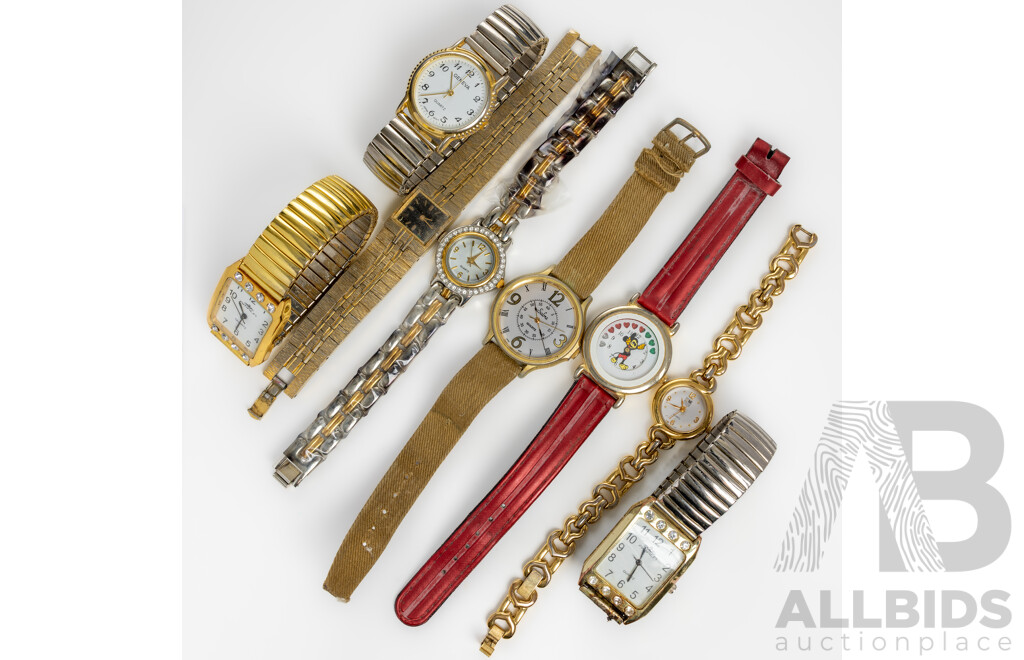 Collection of (8) Ladies Watches in Various Condition