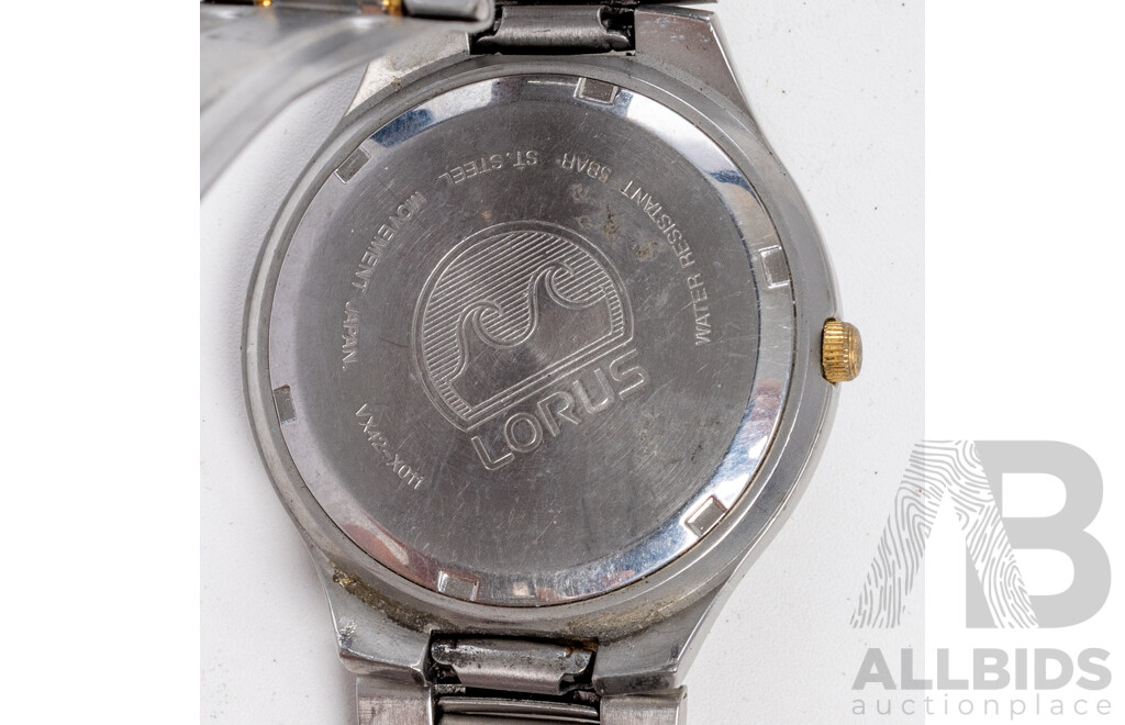 Collection of (3) Vintage Mens Watches - Casio, Lorus & Pierre