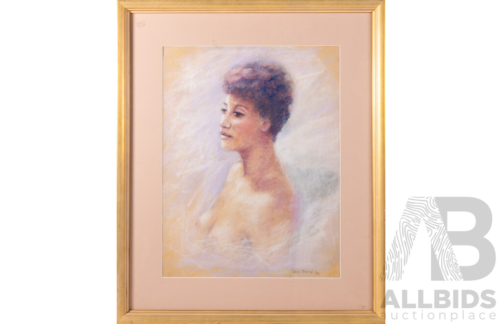 Lucy Bond, (20th Century, Working c1980s), 'Marguerita', Original Pastel, 68.5 x 57 cm (frame)
