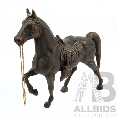 Asian Bronze Equine Figure