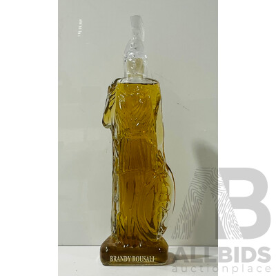 Vintage Brandy Rousali Roman Form Glass Bottle (sealed)